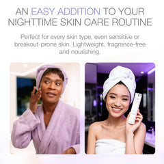 YOUN Beauty jar in hand showing 50ml scale for size and travel convenience