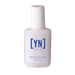 Young Nails brush-on bottle front view showing compact design and quick-dry benefit