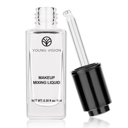 YOUNG VISION front packaging showing product and clear bottle benefit travel-ready
