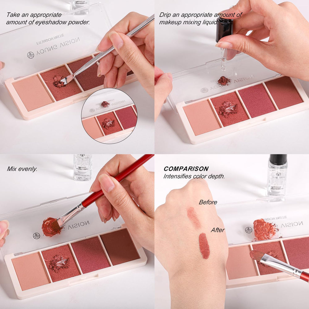 YOUNG VISION clear liquid texture close-up improves blendability and finish