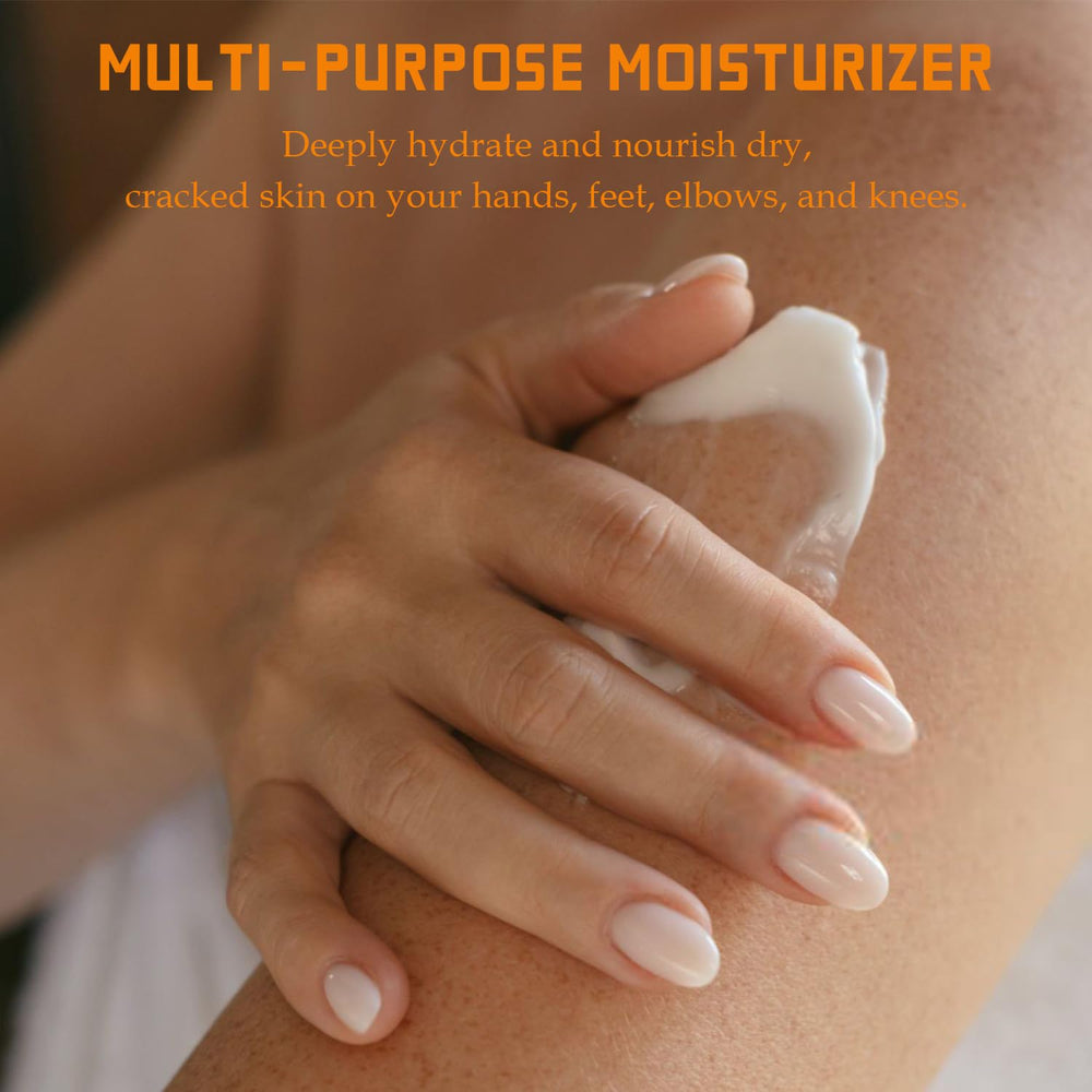 YOUNGYOUNGLOVE being applied to heel to soften cracked skin quickly