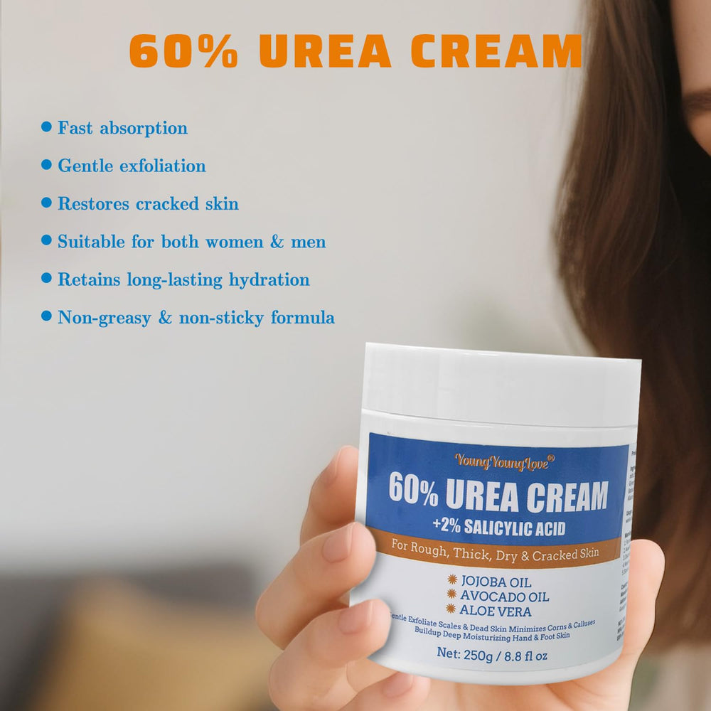 YOUNGYOUNGLOVE cream texture close-up highlighting fast absorption