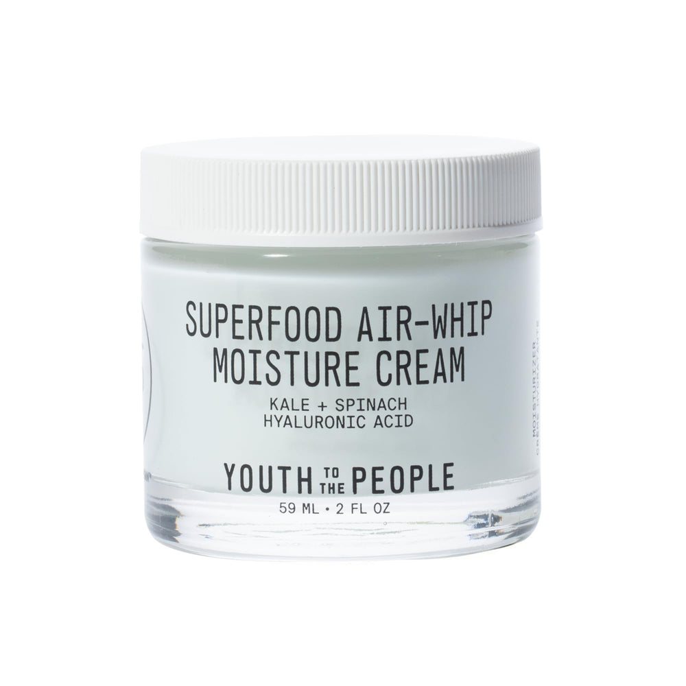 Youth To The People jar front packaging showing brand and compact size benefit