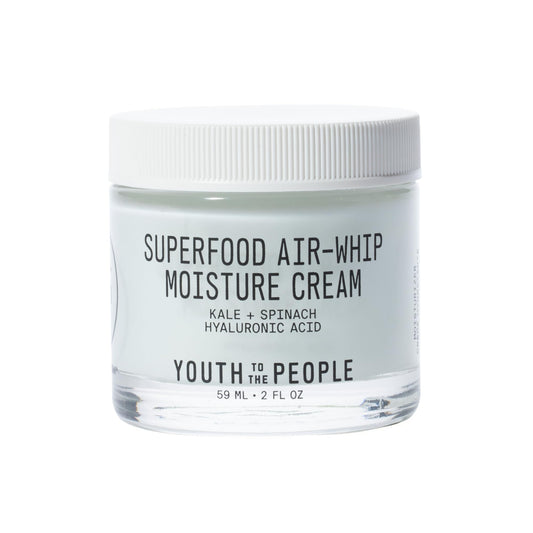 Youth To The People jar front packaging showing brand and compact size benefit