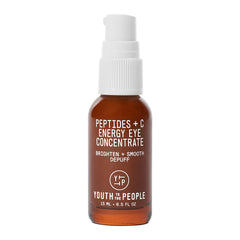 Youth To The People front bottle view showing compact eye concentrate, quick brightening