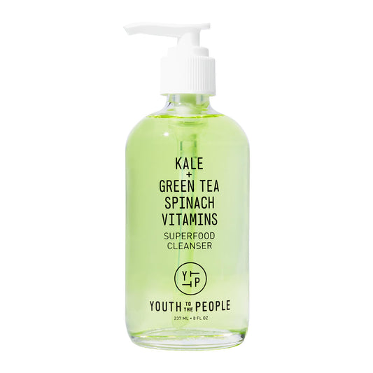 Youth To The People front packaging showing cleanser and benefit of daily cleansing