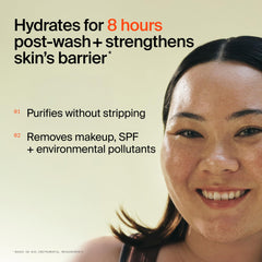 Youth To The People pump dispensing cleanser demonstrating easy application benefit