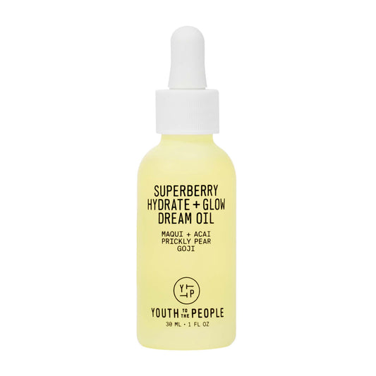 Youth To The People front packaging showing clean bottle and glow benefit