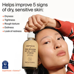 Youth To The People milky texture close-up demonstrating hydrating cleanse