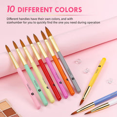 Yrarbil handle color coding visible to speed up tool choice during salon work