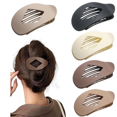 Yswulj front view showing five neutral matte clips and durable build benefit