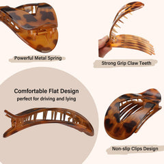 Yswulj clip holding half-up hairstyle for comfortable all-day wear