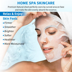 Relaxing at-home spa scene with YTRAJU masks offering self-care benefit