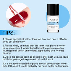 YTRUNS TWOING bottle beside coin showing 15ml size for portability