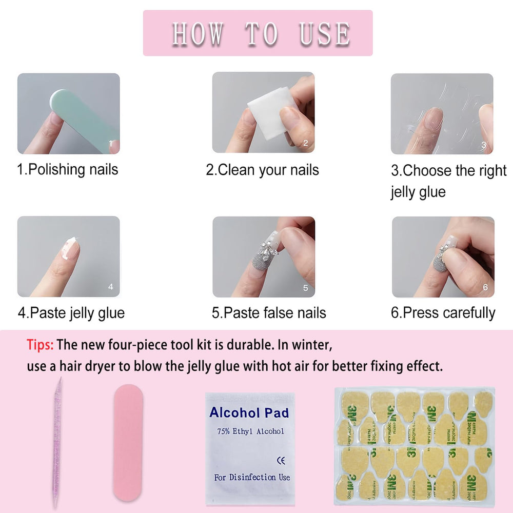 YUEJIMEIGUI nails worn at a party showcasing holiday-ready style