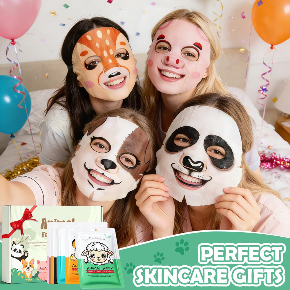YUEONEWIN group enjoying masks at spa party showcasing fun gifting benefit