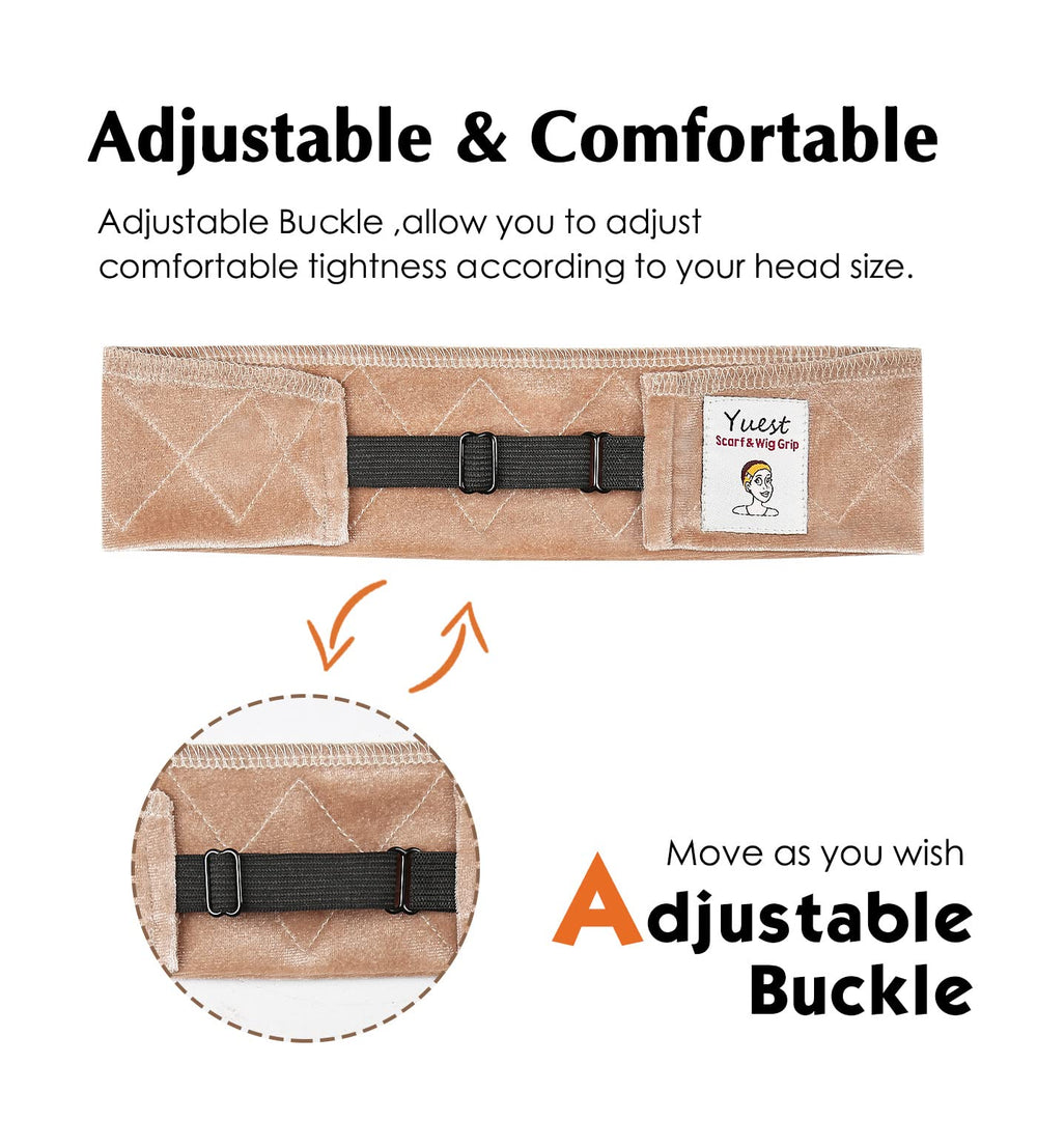 Yuest adjustable buckle detail demonstrating size customization