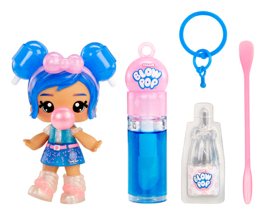 Yummiland front packaging shows blue raspberry theme and eye-catching design