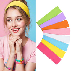 Yunaking front packaging showing eight neon headbands and pouch, gift-ready