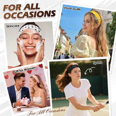 Yunaking headbands arranged in Easter basket, ideal for gift-giving