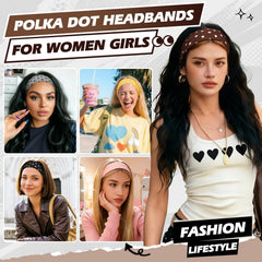 Yunaking headband worn with retro outfit, adds instant vintage charm