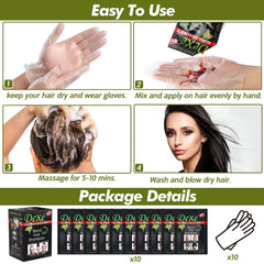 YUOLITA packaging with included gloves emphasizing simple home application