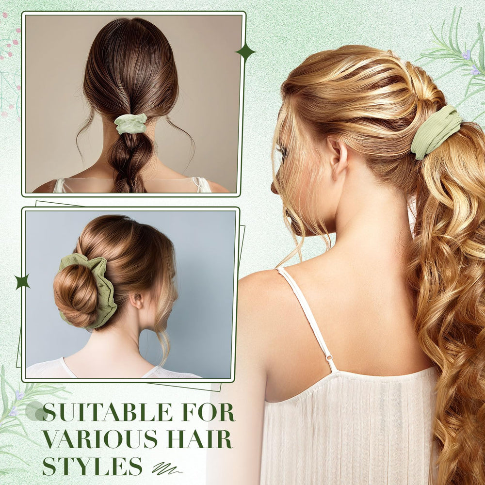 Yuxung organza and lace scrunchie detail highlighting delicate accents for dressed-up looks