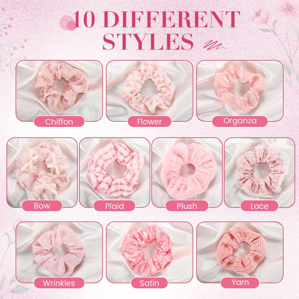 Yuxung plush scrunchie detail highlighting soft stitch and gentle hold benefit
