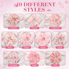 Yuxung plush scrunchie detail highlighting soft stitch and gentle hold benefit