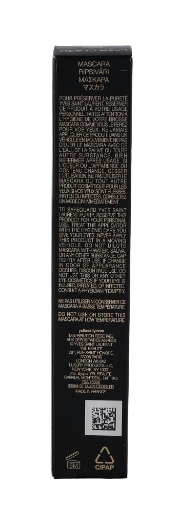 Yves Saint Laurent Lash Clash applied on model for dramatic voluminous lash effect