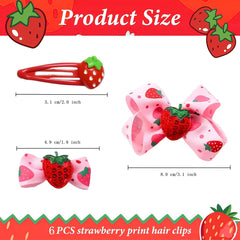 Zanwell close-up of sparkly strawberry bow detail highlighting shine