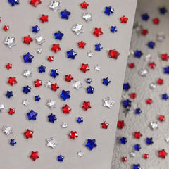 ZASKHLD close-up of faceted star rhinestone highlighting sparkle and color