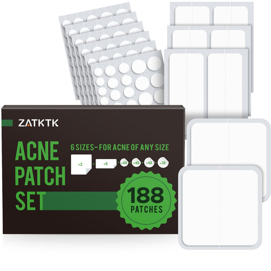 ZATKTK front packaging showing full 188 patch set and benefits