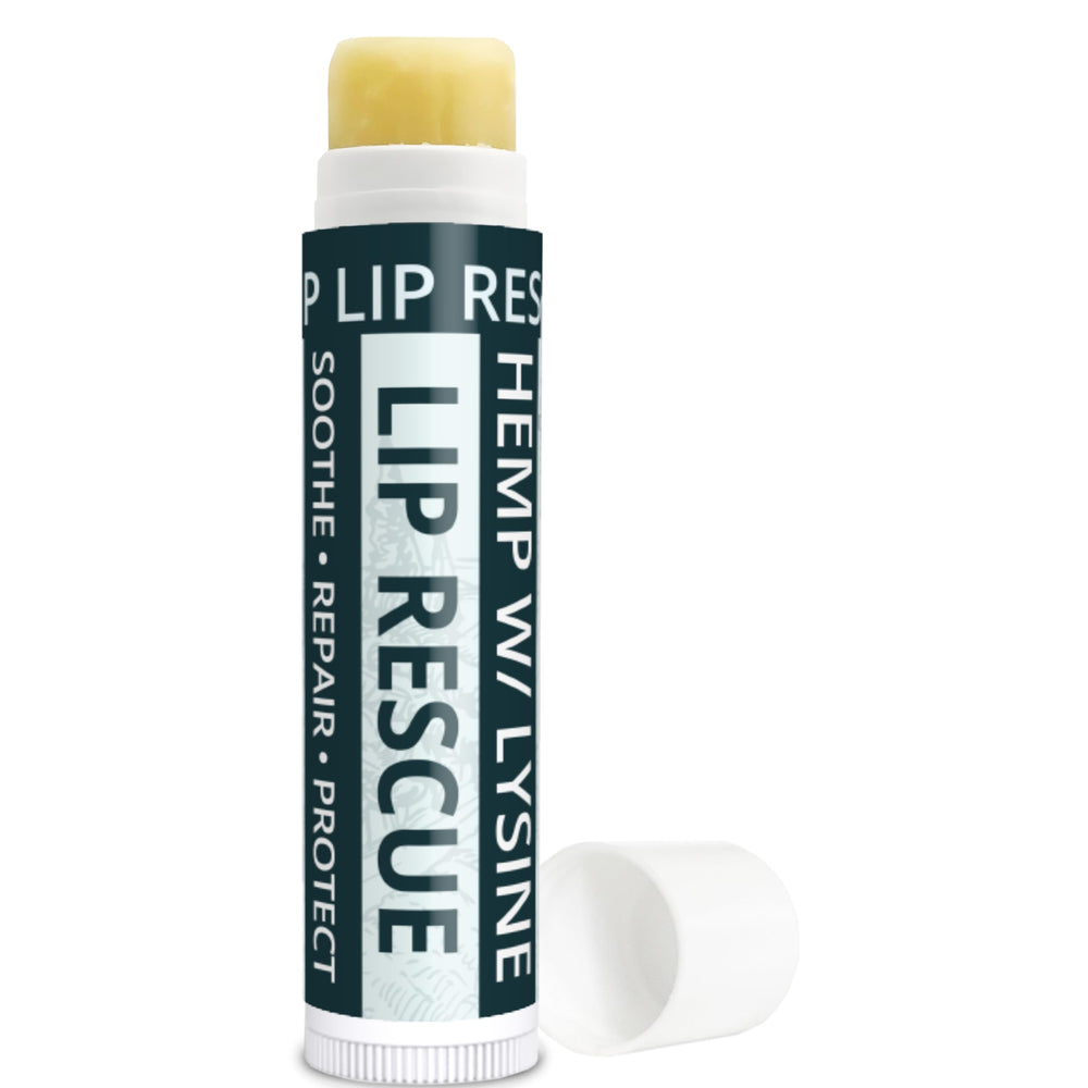 Zatural hemp lip balm texture close-up highlighting creamy glide benefit