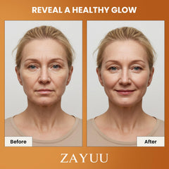 ZAYUU dropper dispensing serum highlighting precise application benefit