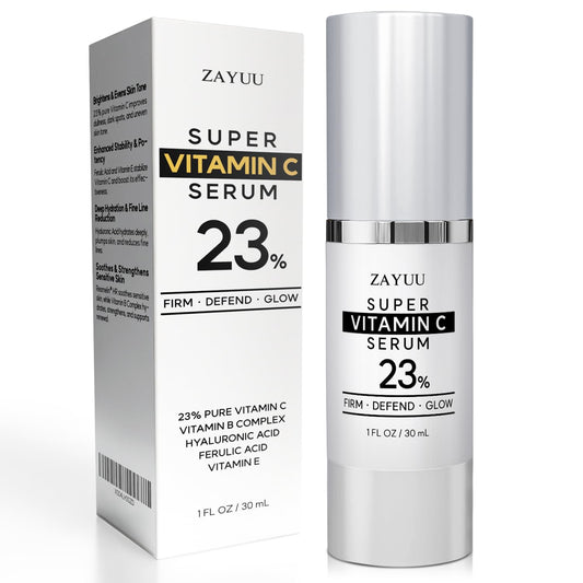 ZAYUU bottle front packaging showing label and brightening benefit