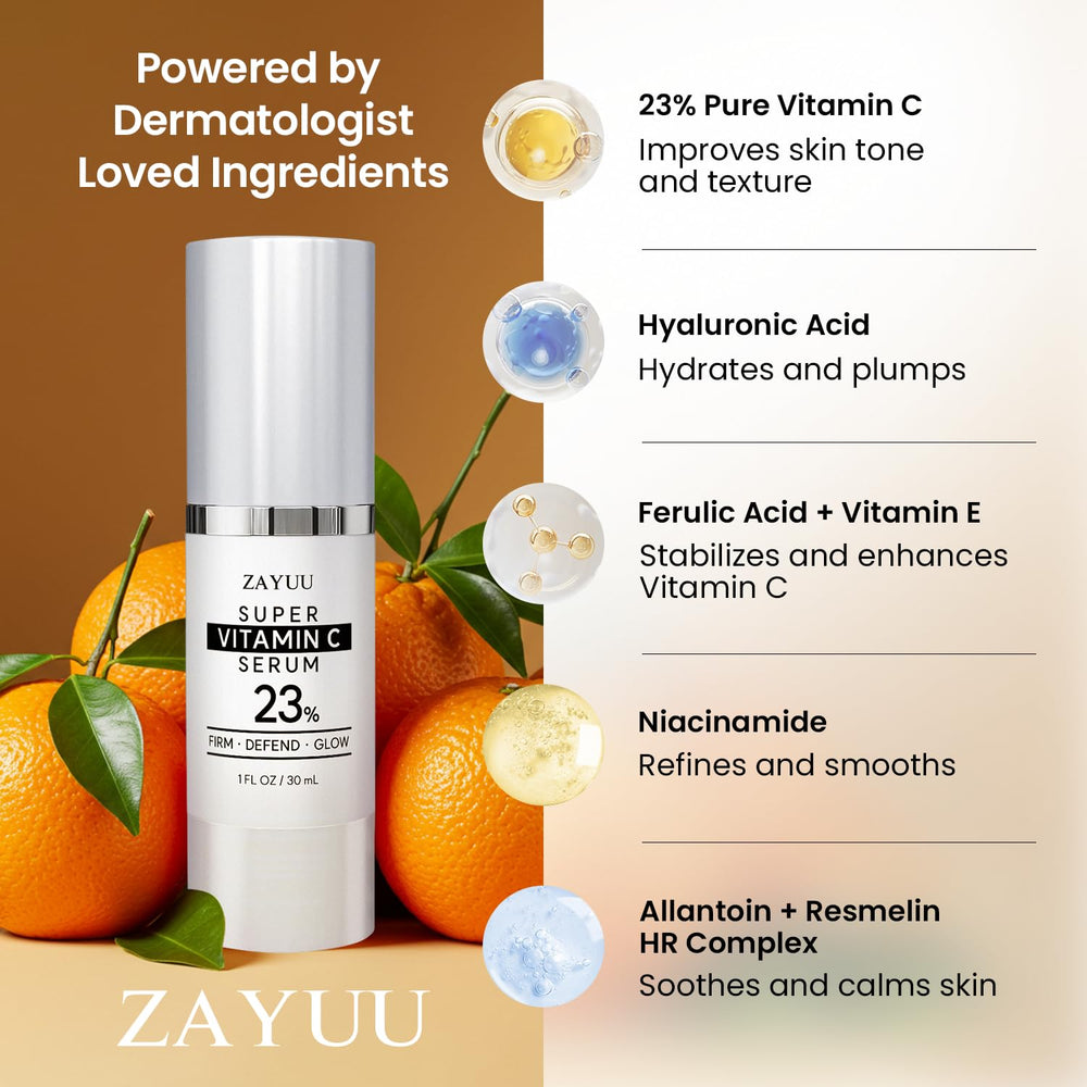 ZAYUU bottle in hand for scale showing travel-friendly size benefit