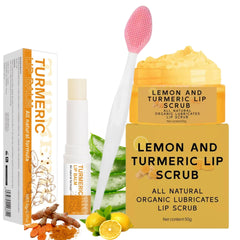 ZBMCYHCXH front packaging showing the turmeric lip set and travel benefit