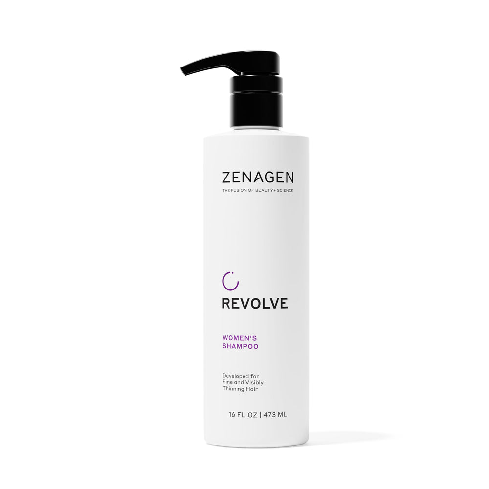 Zenagen Revolve front bottle showing product and size benefits