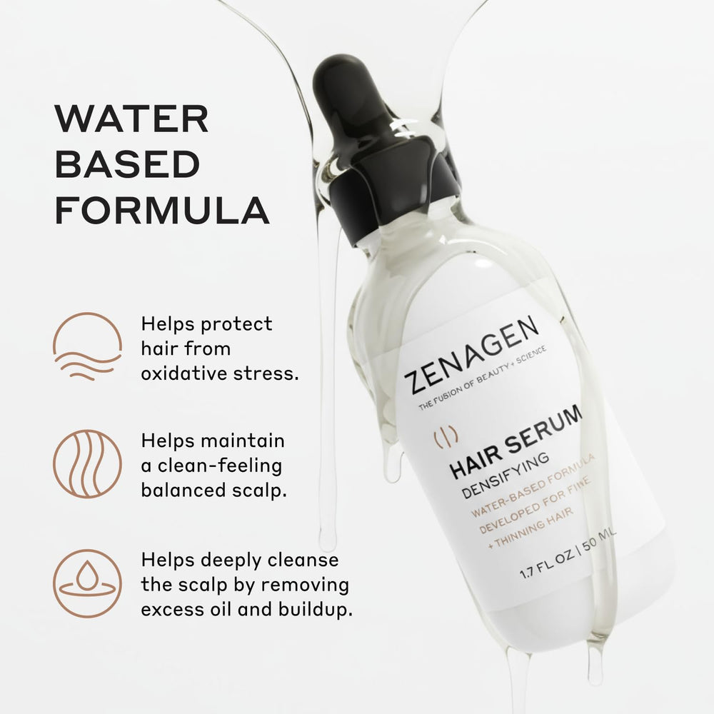Zenagen Revolve in-use scalp application demonstrating even coverage benefit