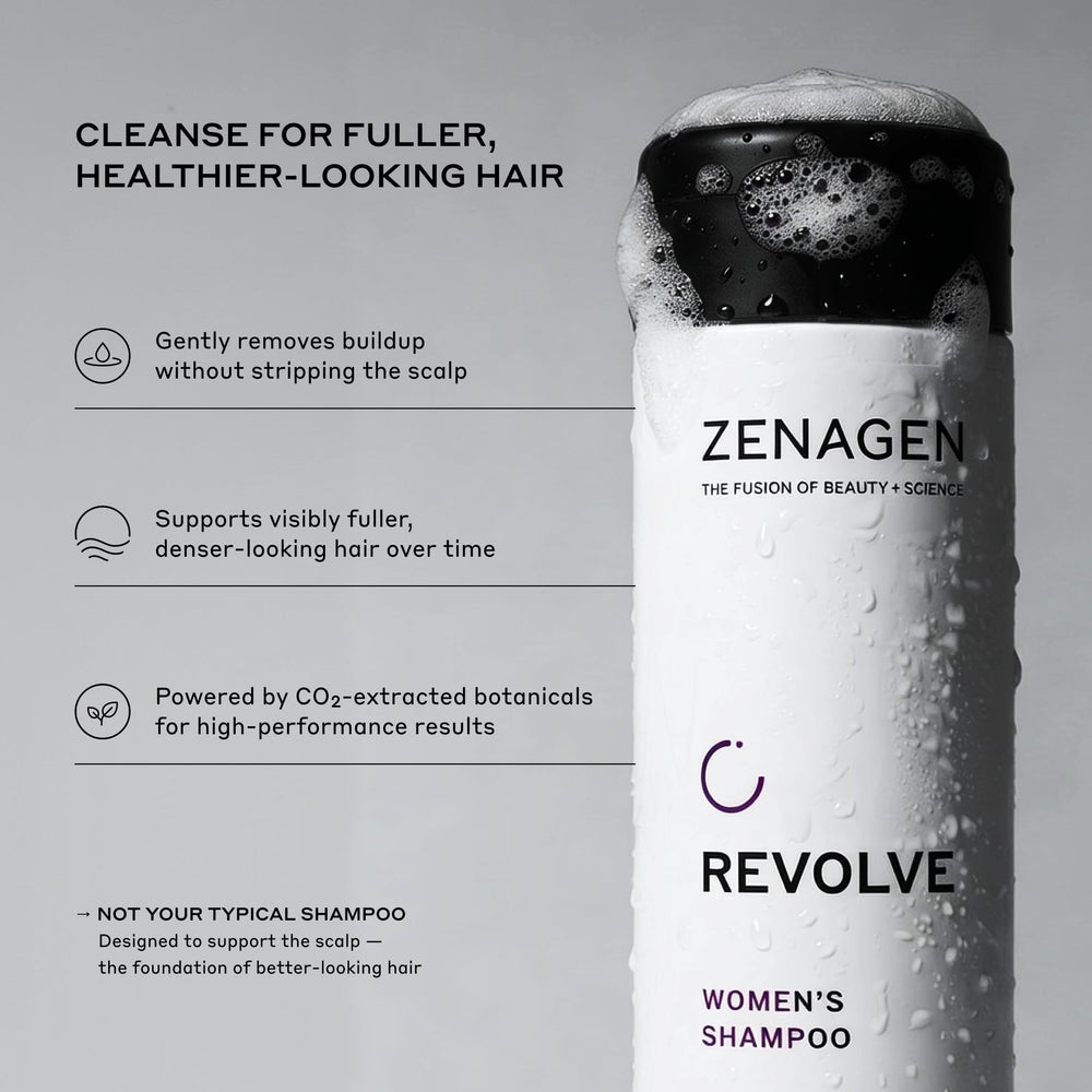 Zenagen Revolve being massaged into scalp for improved root lift