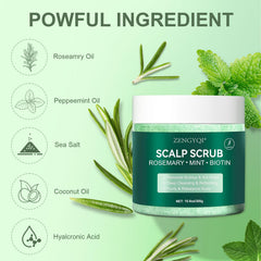ZENGYQI scrub texture close-up highlighting gentle exfoliant action
