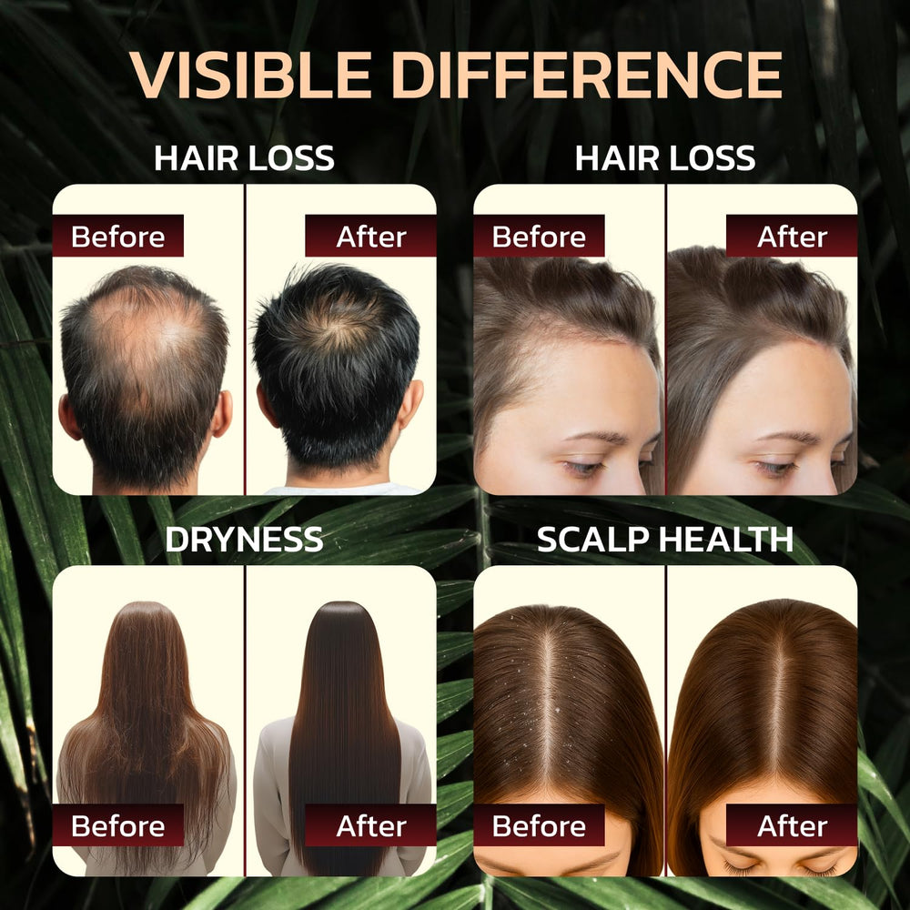 Zenolio Labs before and after on hair ends showing reduced split ends and smoother finish