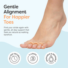 ZenToes close-up of gel texture highlighting soft, cushioning material