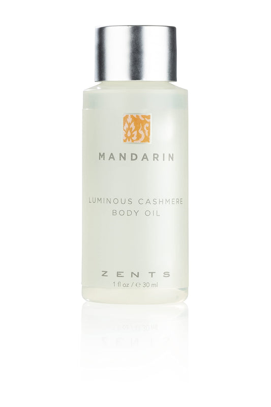 Zents Luminous Cashmere front packaging showing travel bottle and branding for convenience