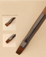 ZEOHBETY flat and square brush tips showing edge clarity for clean fills