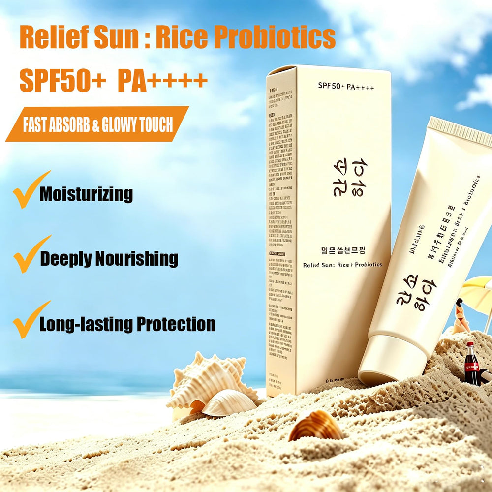 zeonmiehu close-up label highlighting SPF50+ and PA++++ protection