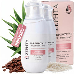 Zephta front label bottle showing product name and compact packaging benefit