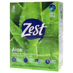 Zest Fresh Aloe lather close-up demonstrating rich foam for thorough cleansing