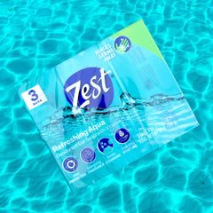 Zest close-up foam texture on skin demonstrating gentle lather